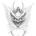 Neon Genesis Evangelion, wings of light  tattoo design idea