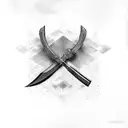 tomahawk tattoo design idea