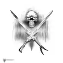 tomahawk tattoo design idea