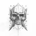 tomahawk tattoo design idea