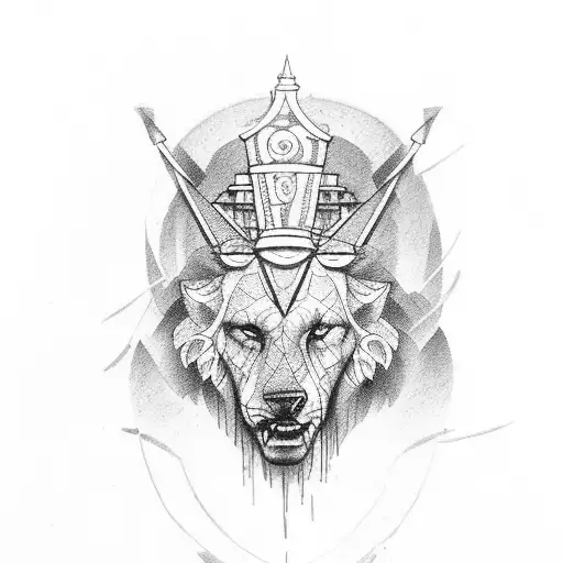 caesar tattoo design idea