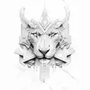 caesar tattoo design idea