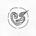 pastry bake tattoo design idea