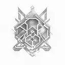 Hextech como el de Vi de Arcane tattoo design idea