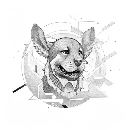 Subwoofer shaking the ground tattoo design idea