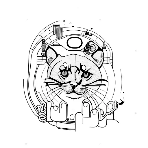 Subwoofer shaking the ground tattoo design idea