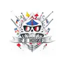 In the periods of hard times all you've got is courage, bravery, honor and respect to your last name  tattoo design idea
