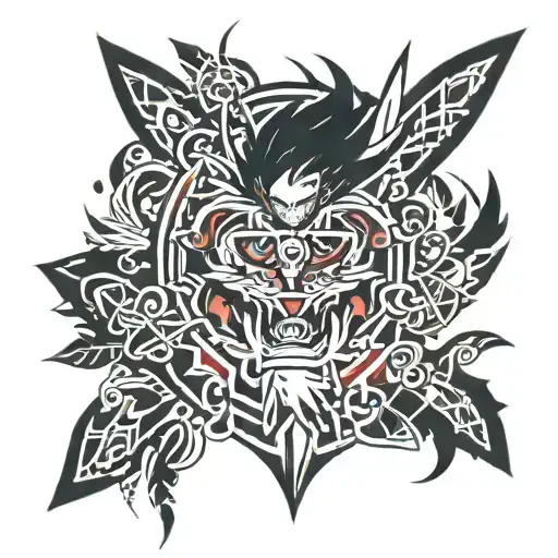 tribe tattoo design idea