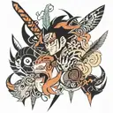 tribe tattoo design idea