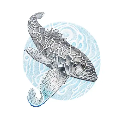 ocean inspired sleeve tattoo tattoo design idea
