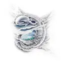 ocean inspired sleeve tattoo tattoo design idea