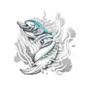 ocean inspired sleeve tattoo tattoo design idea