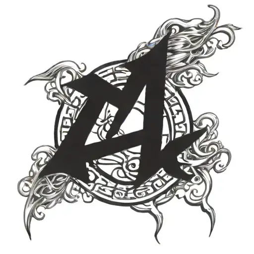 Strength Wisdom Charm Enigma with rooting tattoo design idea