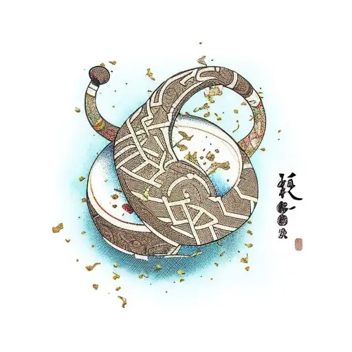 kintsugi heart tattoo design idea