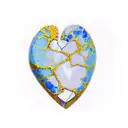 kintsugi with heart  tattoo design idea