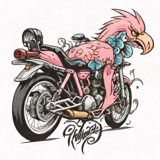 Donflamingo one piece tattoo design idea