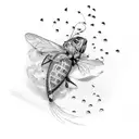 fly fishing  tattoo design idea