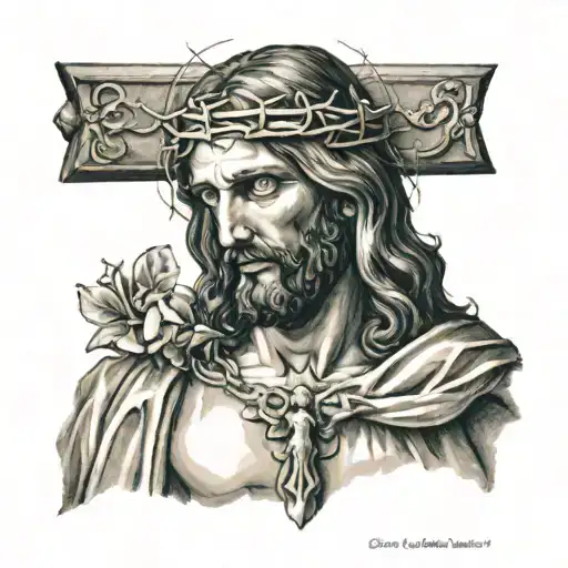 Jesus Christ  tattoo design idea