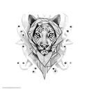 Design a tattoo inspired by the occupation of being a zookeeper or wildlife biologist and being fem when masc presenting tattoo design idea