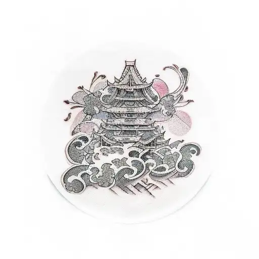 number 14 tattoo design idea