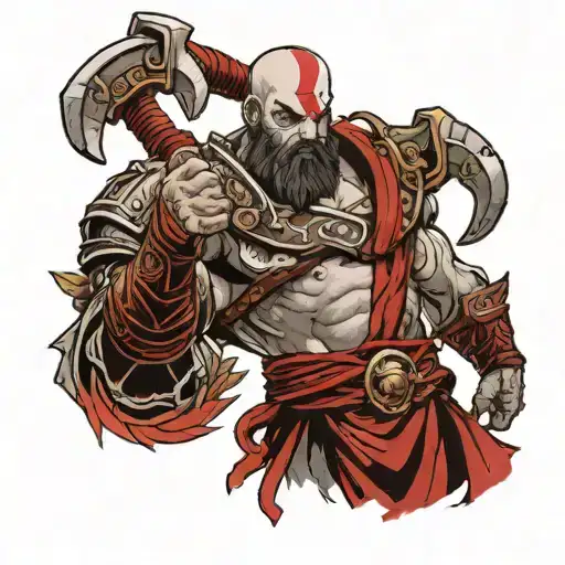 god of War Ragnarok   tattoo design idea