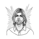 nirvana Kurt Cobain tattoo design idea
