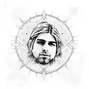 nirvana Kurt Cobain tattoo design idea