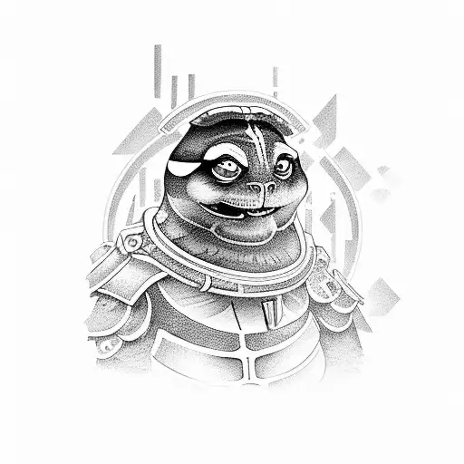 oogway tattoo design idea