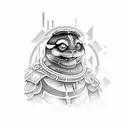 oogway tattoo design idea