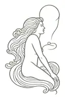 Birth of Venus (goddess) tattoo design idea