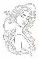 Birth of Venus (goddess) tattoo design idea