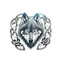 Wolf and Bear, celtic knot, forest, forearm tattoo with a quote about brotherhood  tattoo design idea