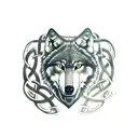 Wolf and Bear, celtic knot, forest, forearm tattoo with a quote about brotherhood  tattoo design idea