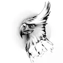 Brazilian Harpy Eagle tattoo design idea