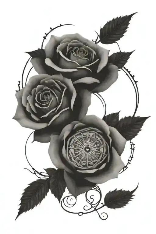 a court of thorns roses feyra moon phases  tattoo design idea