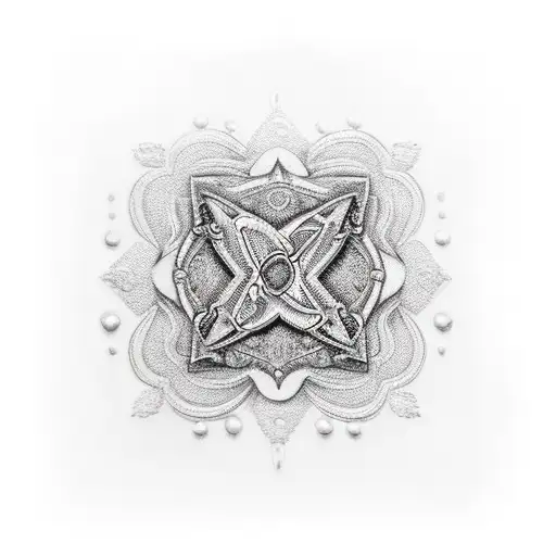 epaulet tattoo design idea