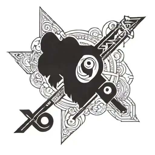 xo weeknd XO logo tattoo design idea