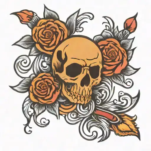 Old school tattoo design idea