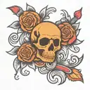 Old school tattoo design idea