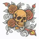 Old school tattoo design idea