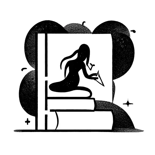 booklover,stories,fables,mystical, Mysterious tattoo design idea