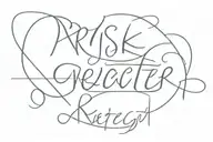 Risk greater regret tattoo design idea
