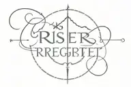 Risk greater regret tattoo design idea