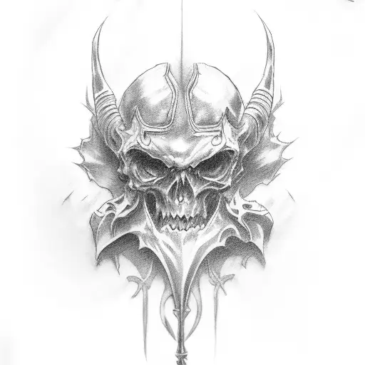 Ainz Ool Gown tattoo design idea