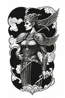 valkyrie tattoo design idea