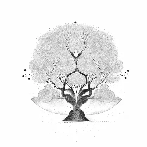 tree of knowledge  tattoo design idea