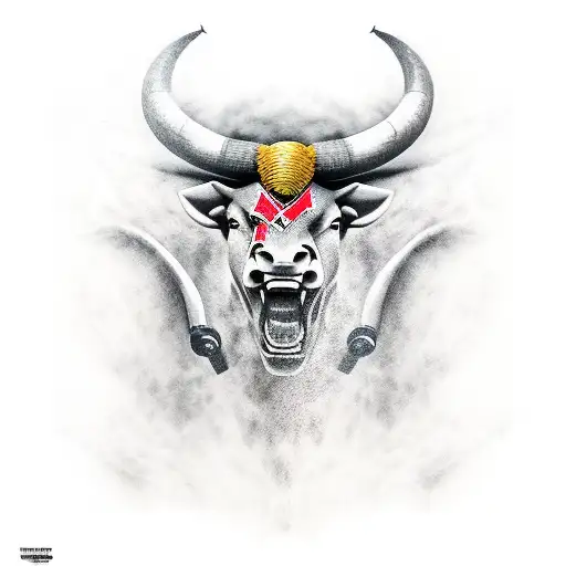 raging bull tattoo