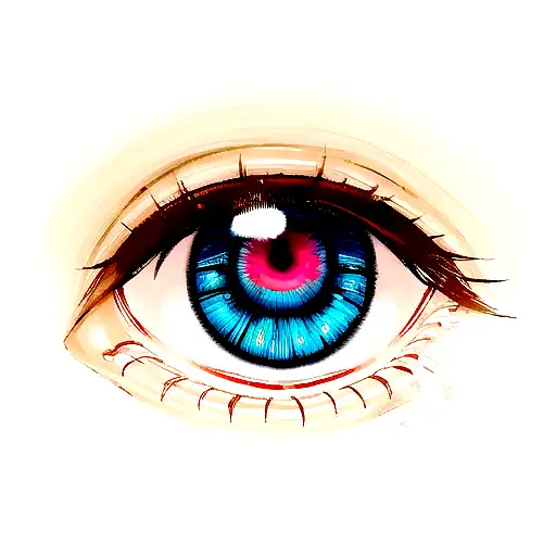 eye crying tattoo design idea