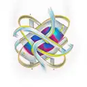 matching brother tatoo of a dna strand and finger print incorporated tattoo design idea