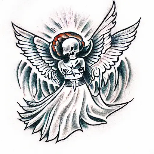 Angel of death tattoo by Juan and the ink spot in altomonte springs   rtattoo